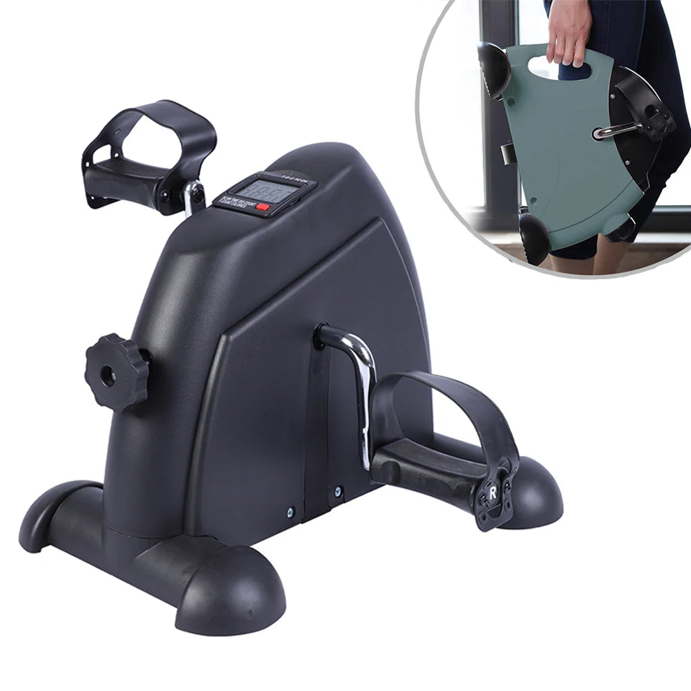 Motorized Mini Desk Pedal Exerciser Bike With LCD Display
