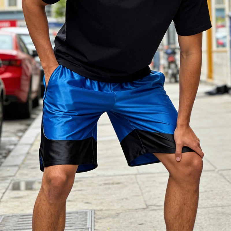 4pcs Summer Men's Shorts Sportswear Quick Drying Breathable Men Shorts Casual Bottoms Gym Fitness Training Jogging Short Pants