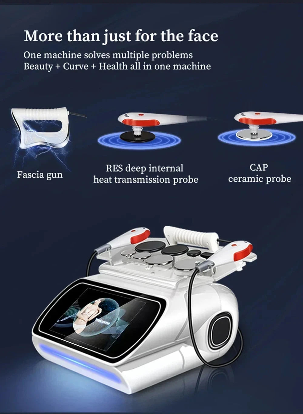 XHUODADA Portable RET CET Diathermy Body Slimming Machine Indiba Deep Care