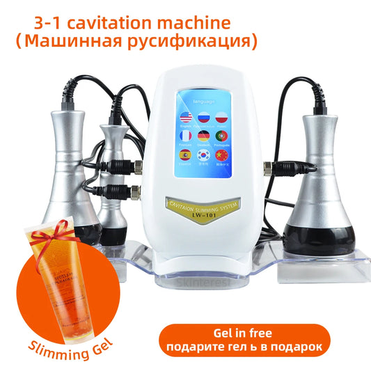MISSHEARTH 3in1 Beauty Body Slimming Massager Cavitation Machine