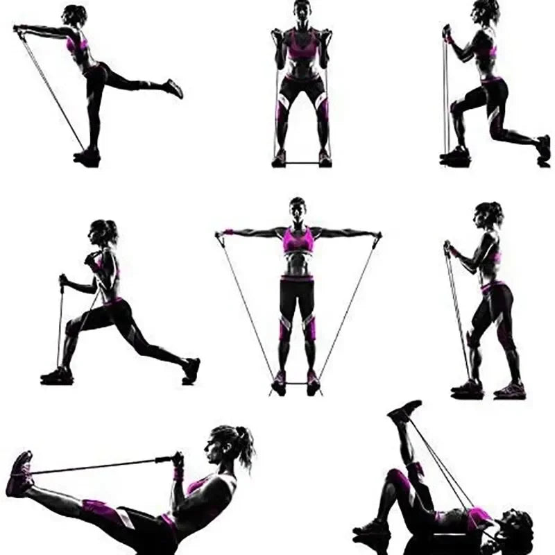 Resistance Bands With Handles For Home Workout And Strength Training