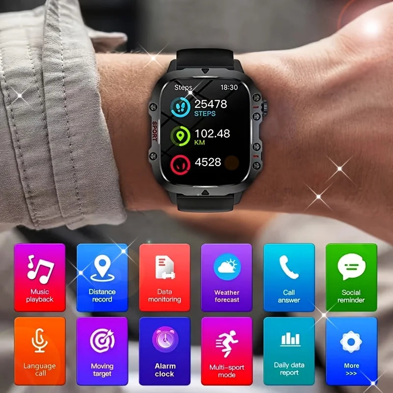 ERUN Smart Watch With Wireless Calling And Multi Sport Tracking