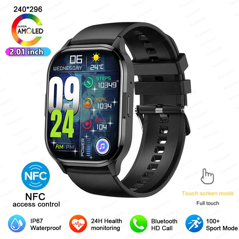 Ultra Thin Smartwatch With Bluetooth Calling And Health Tracking