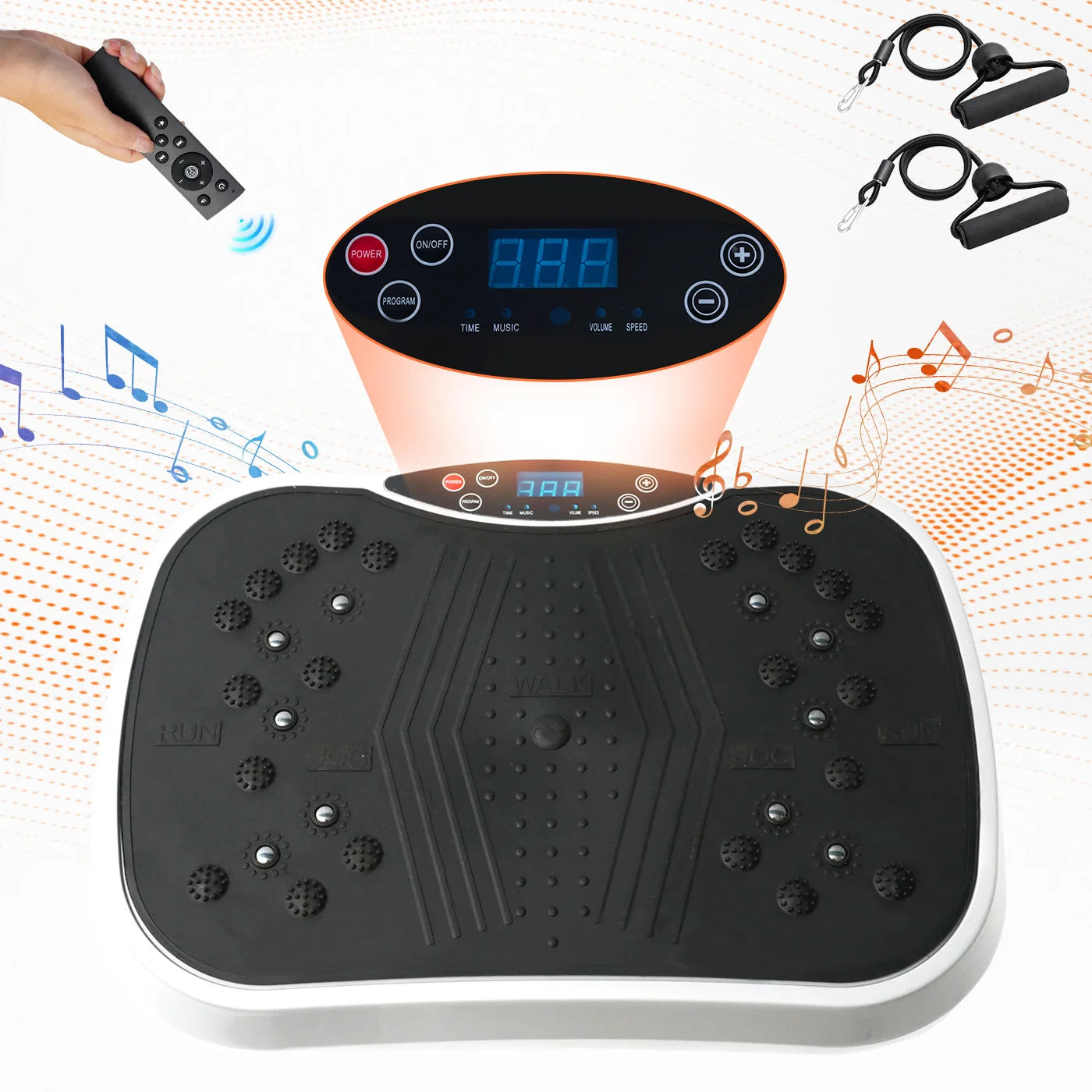 Vibration Plate Exercise Machine Full Body Workout Fat Burning Portable