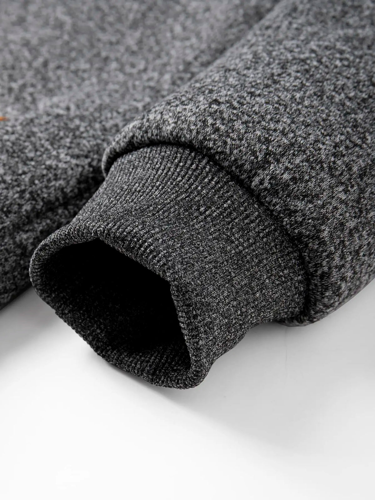 Mens Sherpa Fleece Lined Henley Hoodie Pullover Sweatshirt