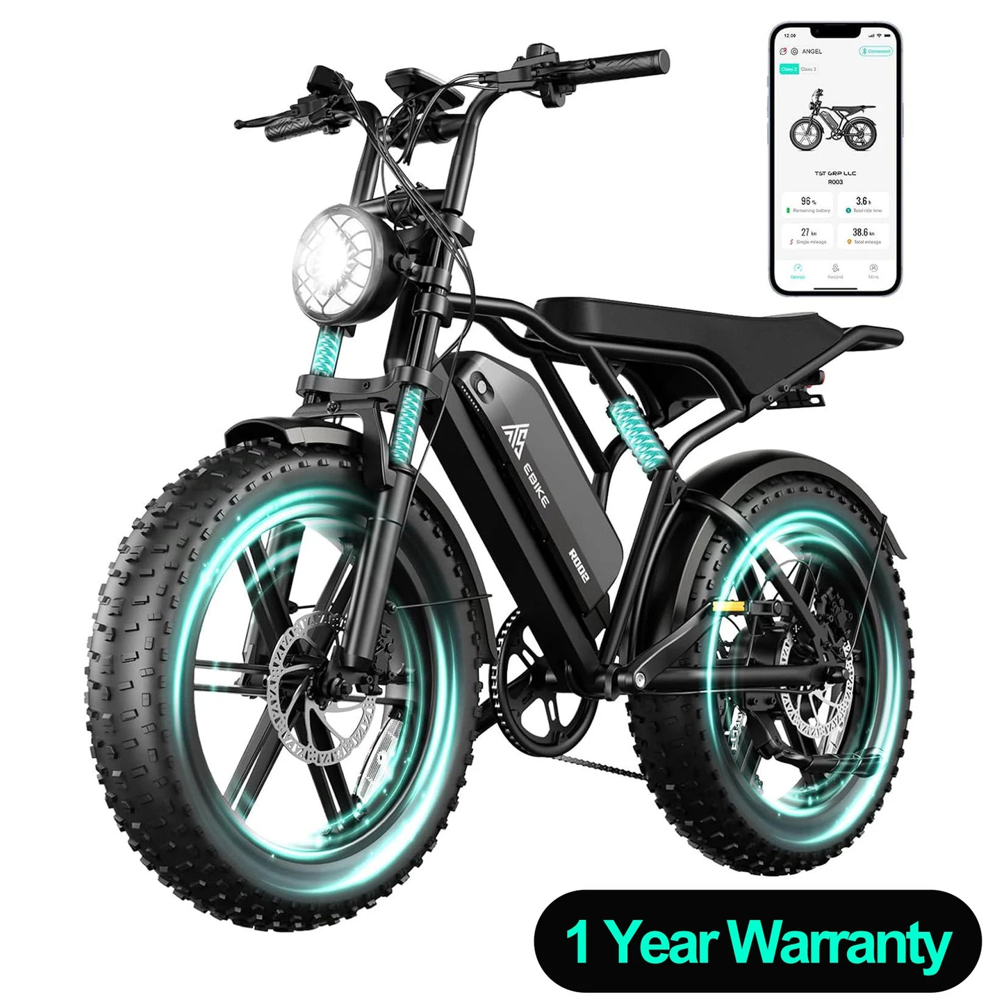 TST R002S 1500W Electric All-Terrain Bike TS TST GRP LLC