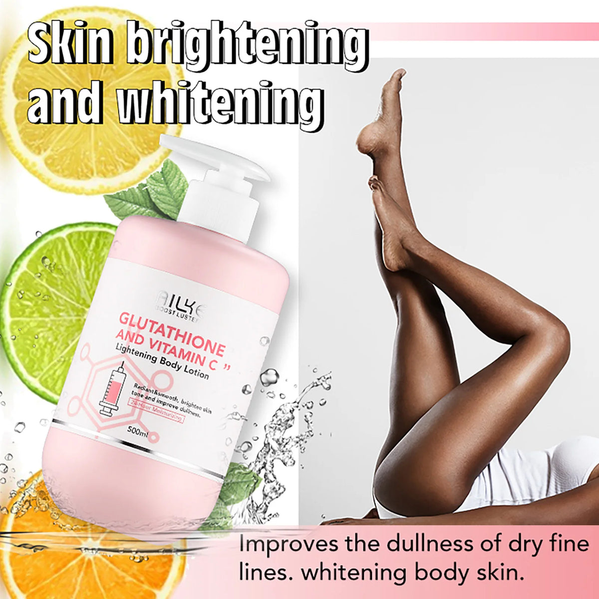 AILKE Vitamin C With Glutathione Brightening Body Lotion