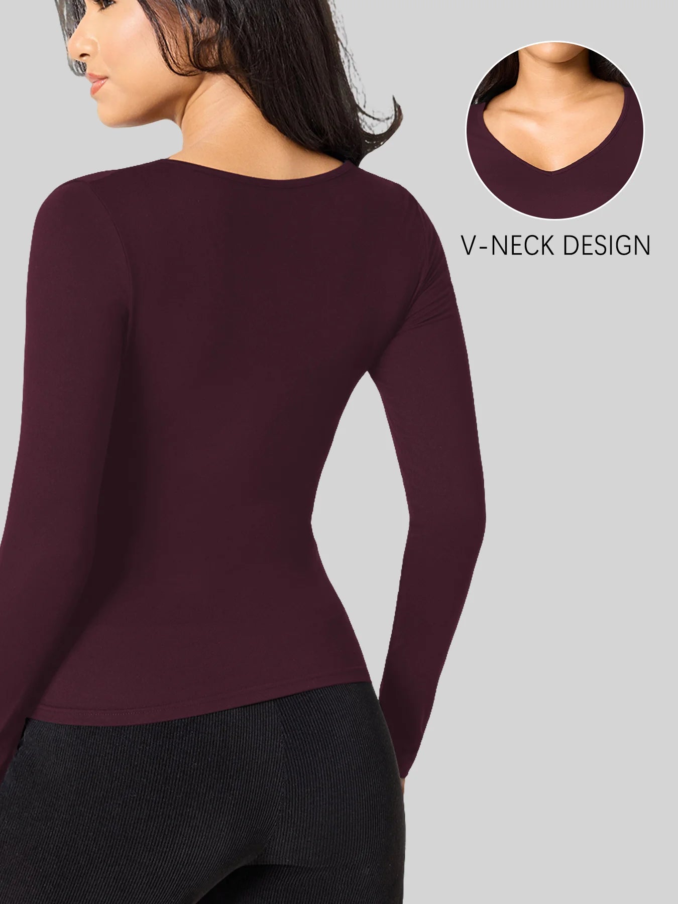 Women's Long Sleeve Athletic Tee for Running and Yoga Super Soft