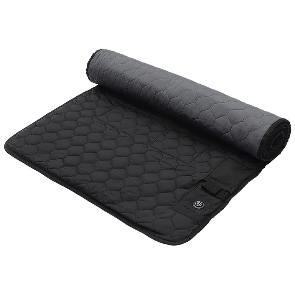 Winter Heating Mat USB Heating Sleeping Mat Camping Warming Mattress Temperature Warm Tent Sleeping Mat Foldable Sleeping Pad