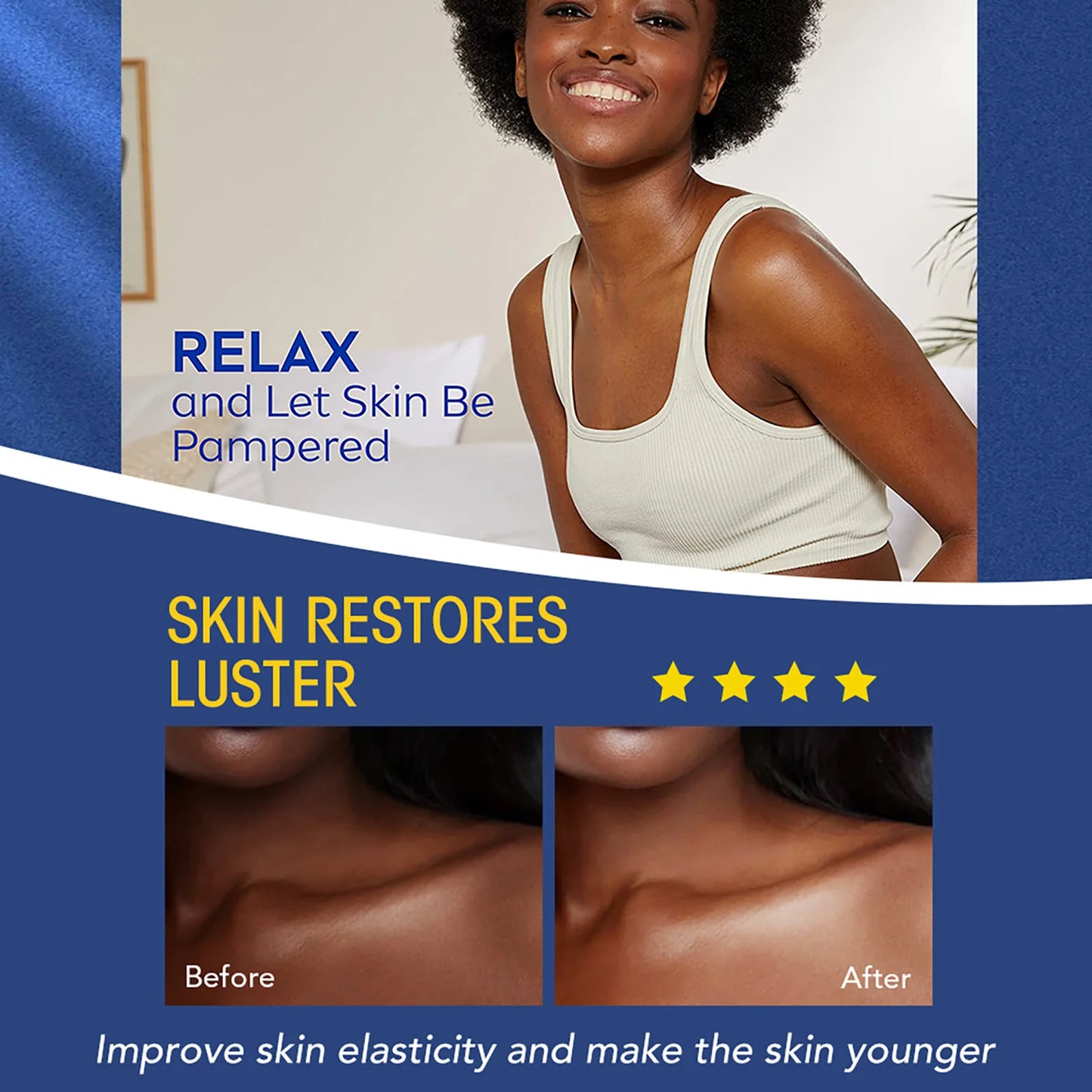 AILKE Multi-Vitamin Body Lotion, Whiten, Brighten, Remove Dark Spots, Hyperpigmentation, Moisturizes, Smoothes & Antioxidant