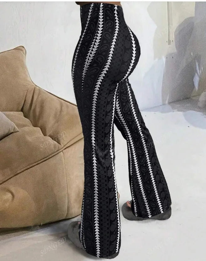 Women Slim Fit Ankle Length Stretch Polyester Commuting Pants