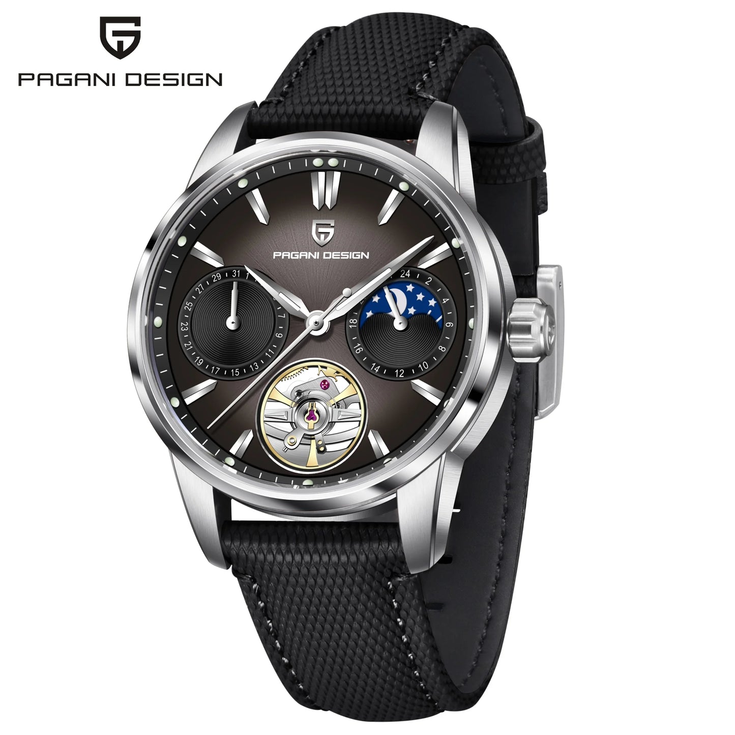 Pagani Design E3255Y Mechanical Calendar Watch For Men