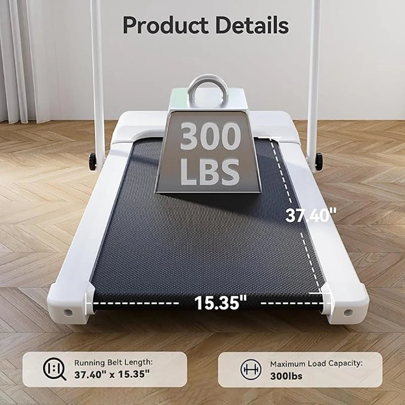 Superun Foldable Incline Walking Pad Treadmill for Home and Office