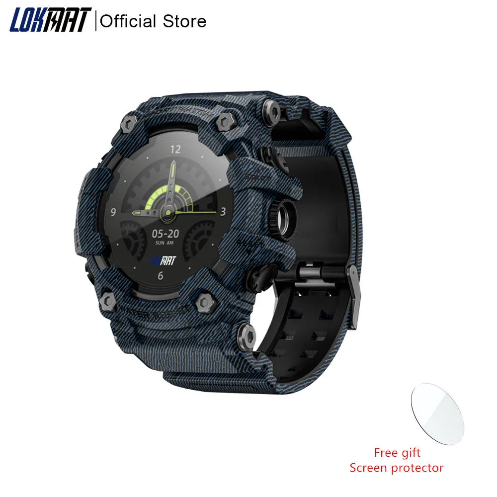 LOKMAT Rugged Sport Smart Watch Attack-GT Bluetooth Calls Waterproof