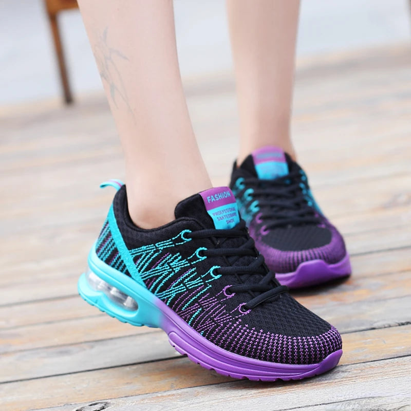 AZGB Women Running Shoes Breathable Athletic Sneakers Nonslip For Walking