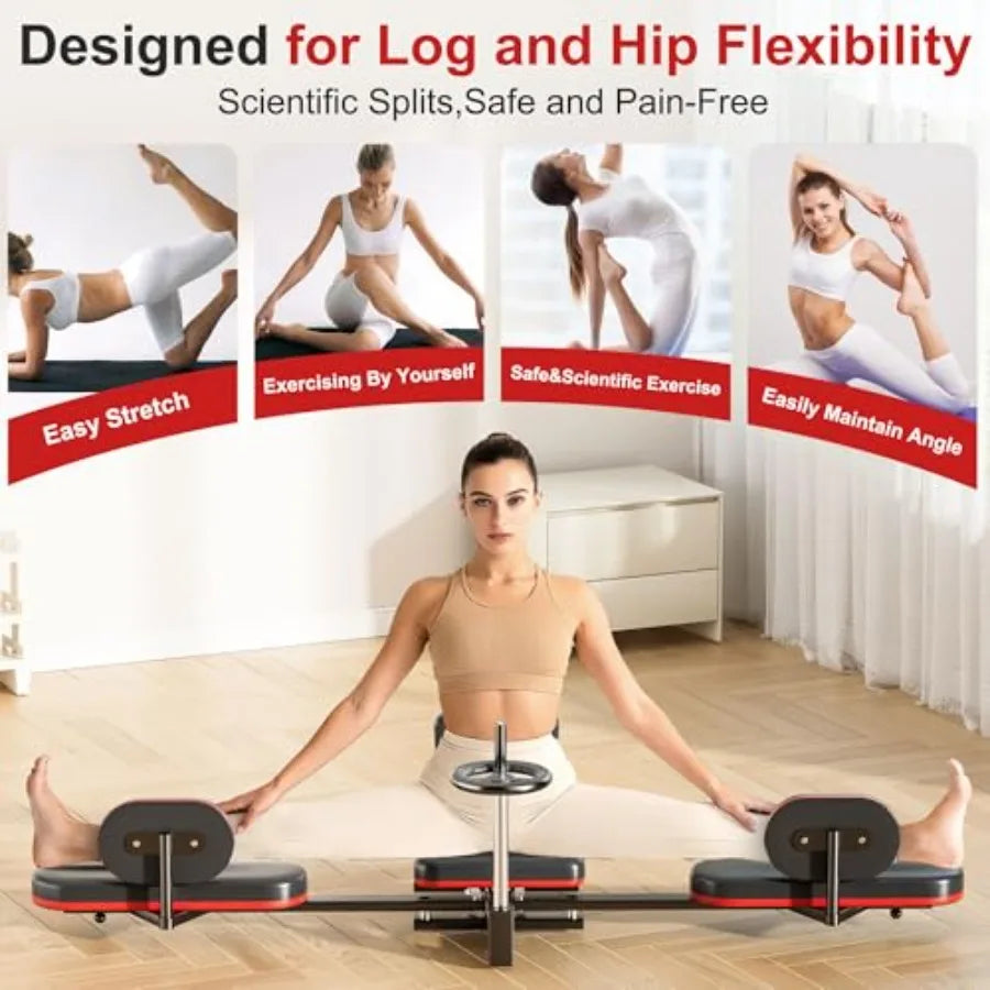 Leg Stretcher 220LBS Adjustable Split Machine for Ballet and Yoga