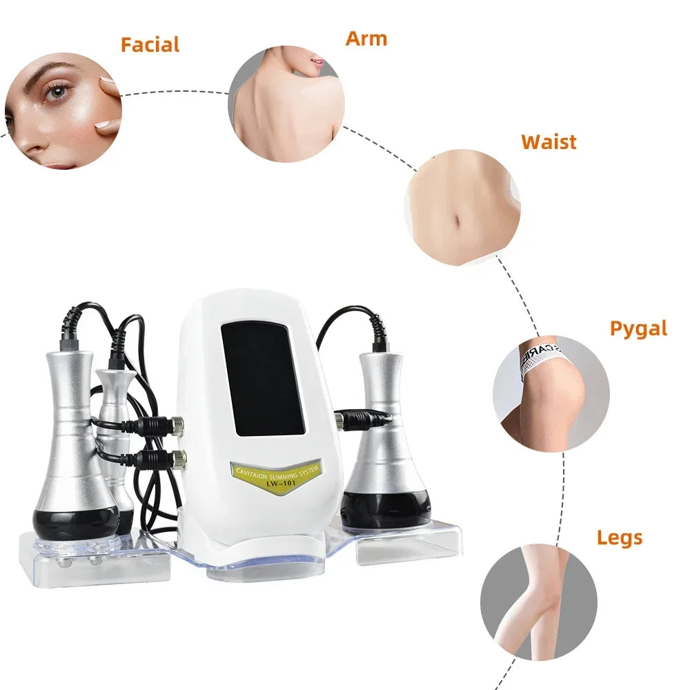 Moonic 3in1 Cavitation Face Body Slimming Massage Device