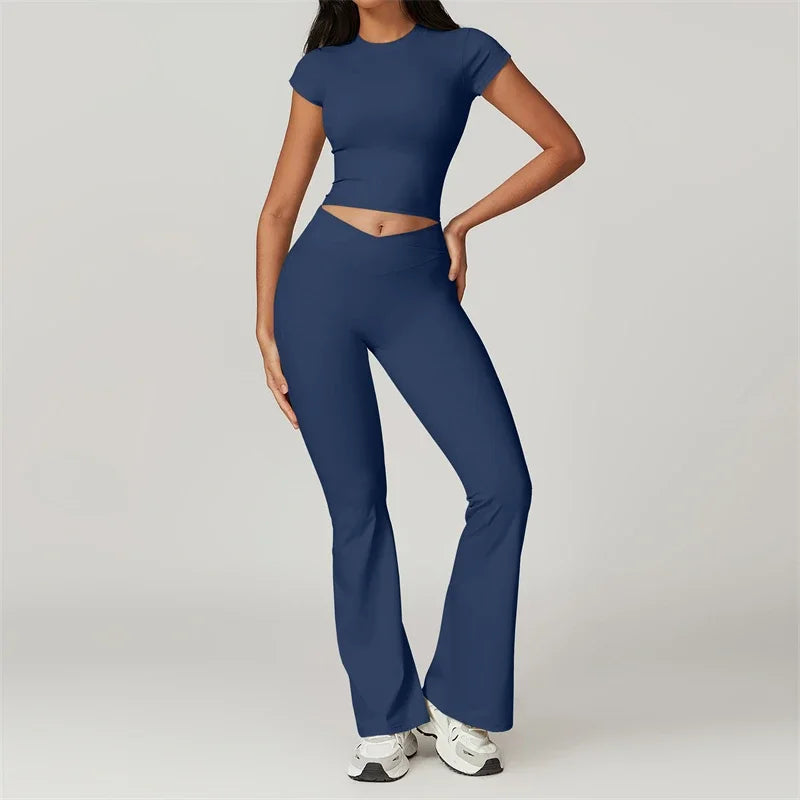 Nude Feel Yoga Set 2 Piece Sports Outfit For Women