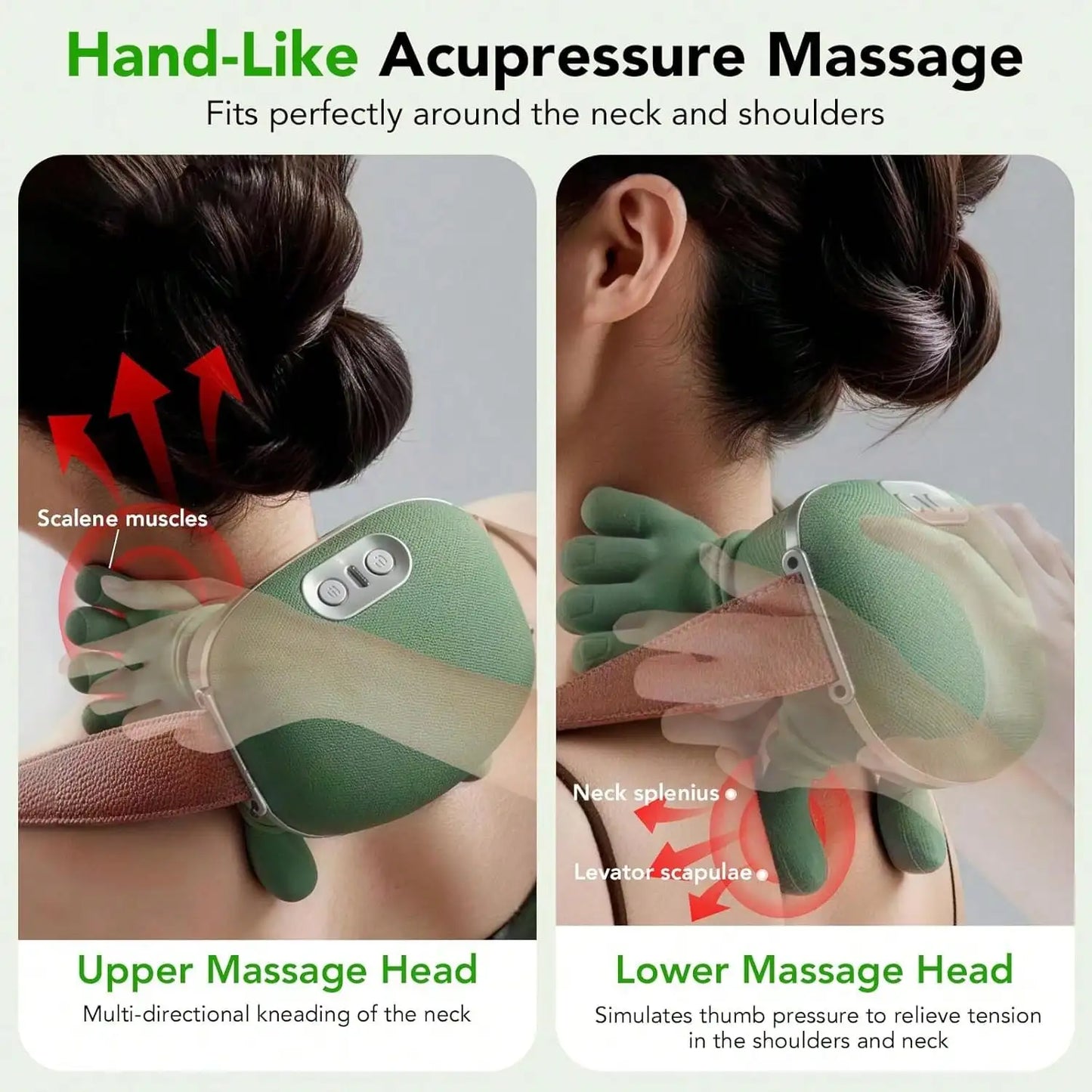 4D Neck Massager With Heat For Shoulders And Full Body