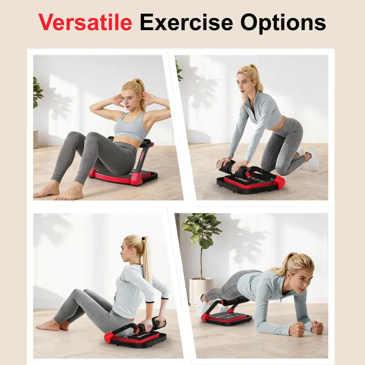 Relife Foldable Abdominal Trainer With Three Resistance Levels