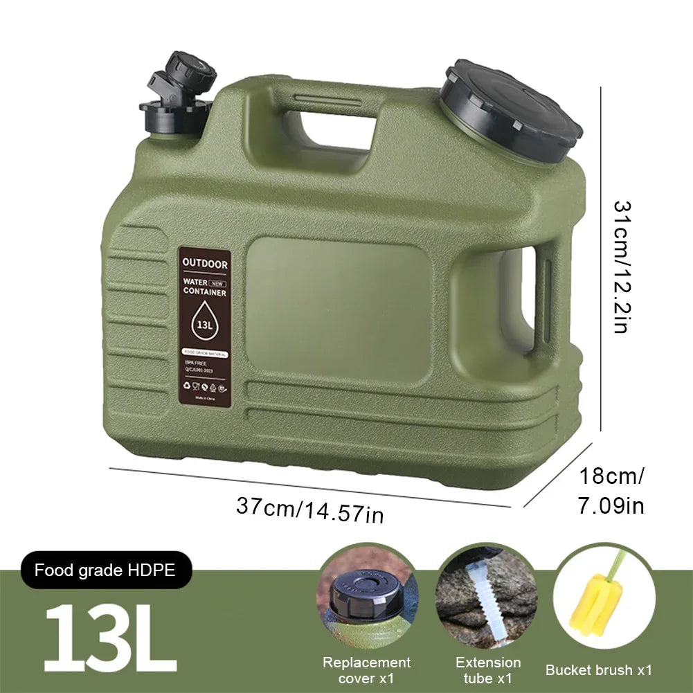 Portable Camping Water Jug With Faucet For Outdoor Adventures