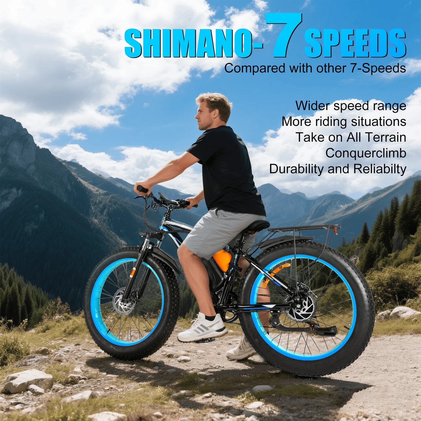 EOEOTWO Electric Fat Tire Ebike 1500W 960Wh Battery