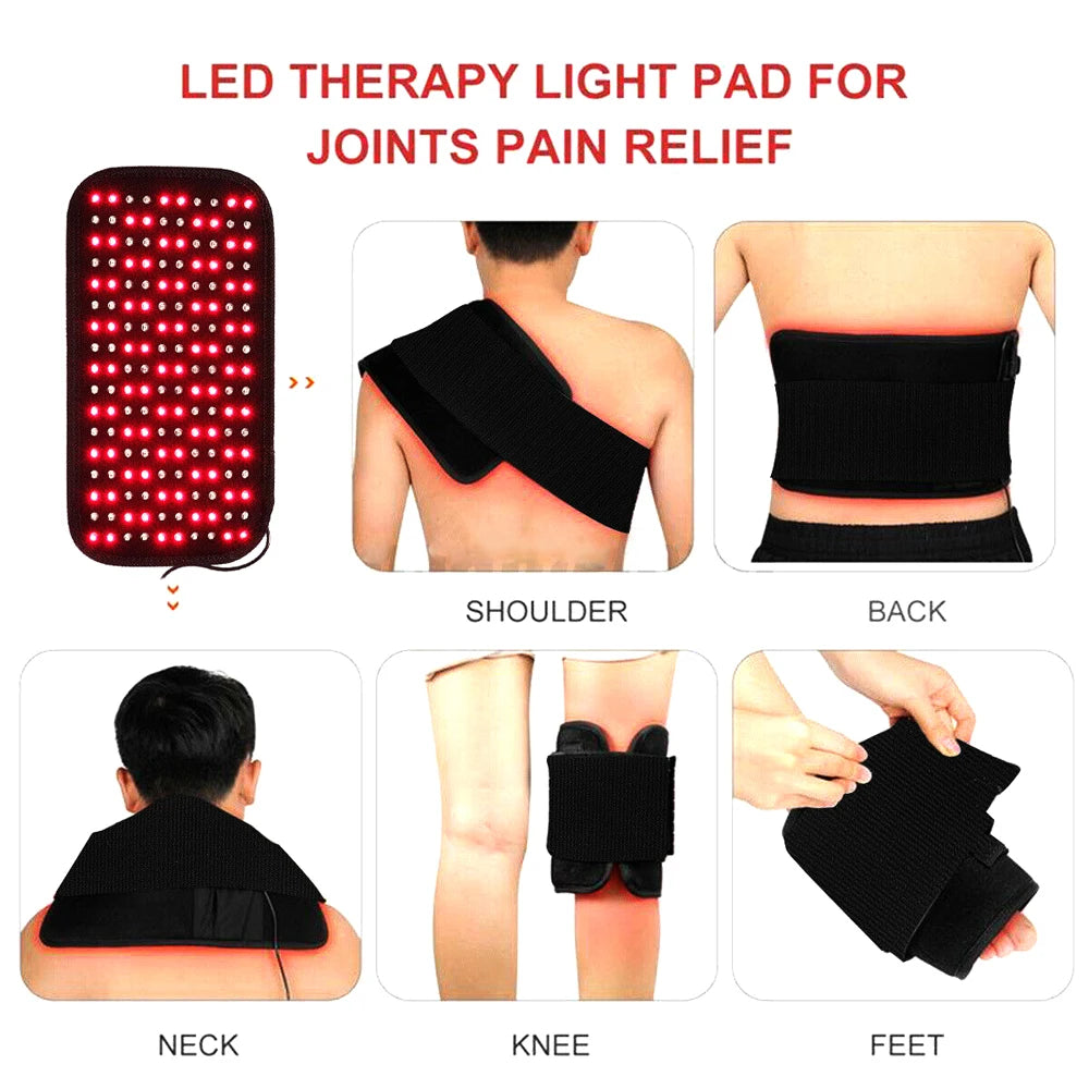 Infrared LED Light Therapy Heat Pad for Face Body Relief