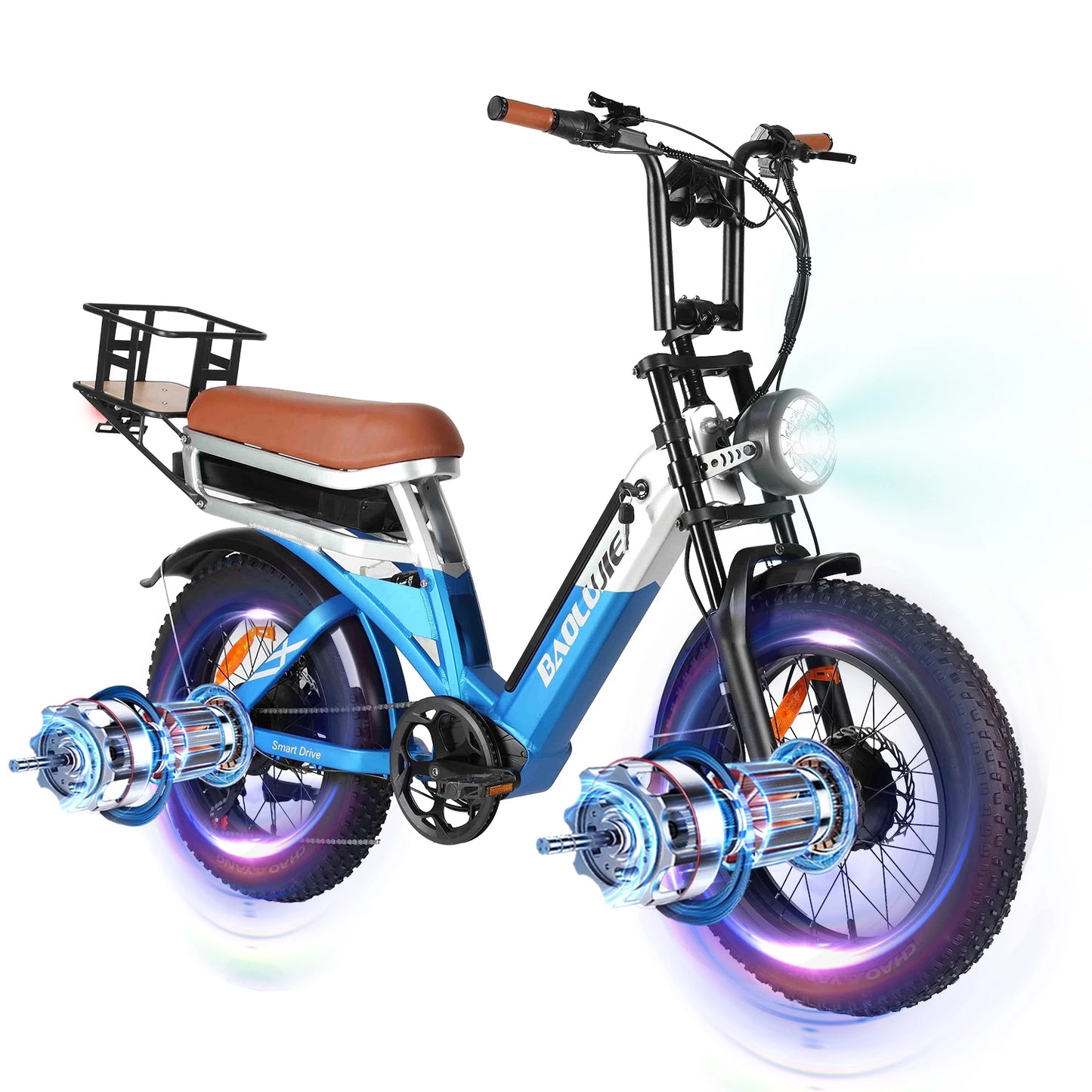 Baolujie DM01 60V 30Ah Electric Bike Max Speed 42MPH