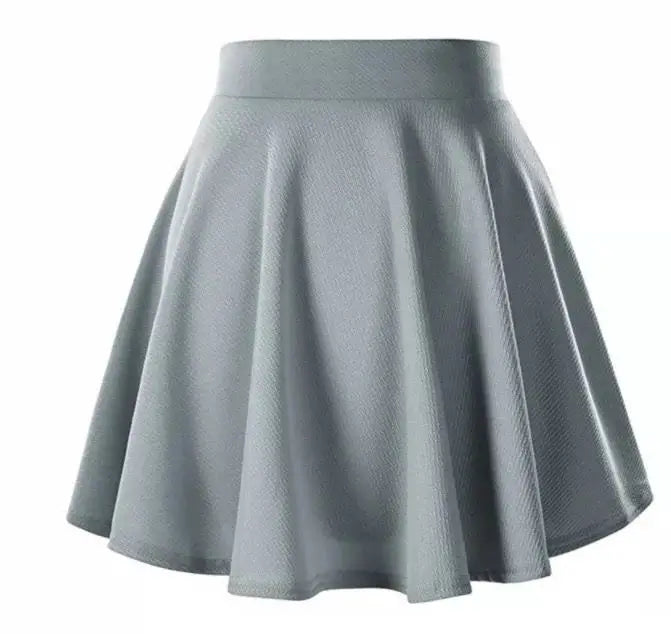JIAOYIFEN Elastic Pleated High Waist Summer Skirt For Women