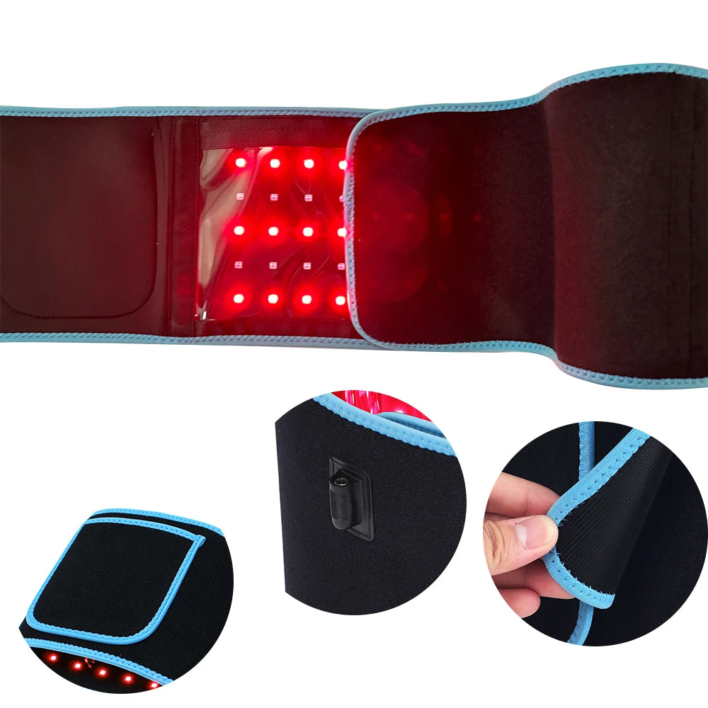 Near Infrared Red Light Belt 660nm 850nm For Muscle Relaxation