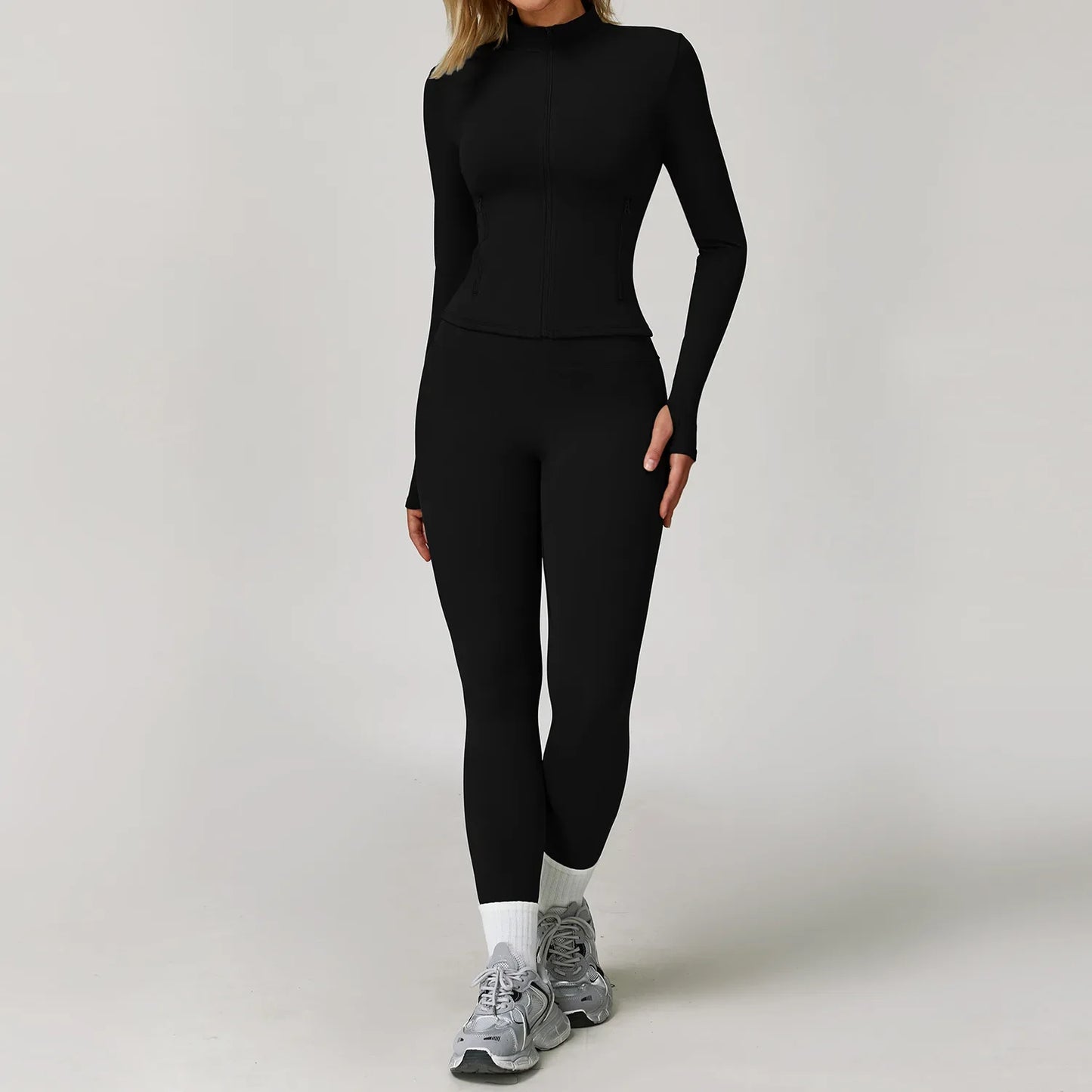 Women Yoga Set 3 Piece Gym Wear High Waist Leggings