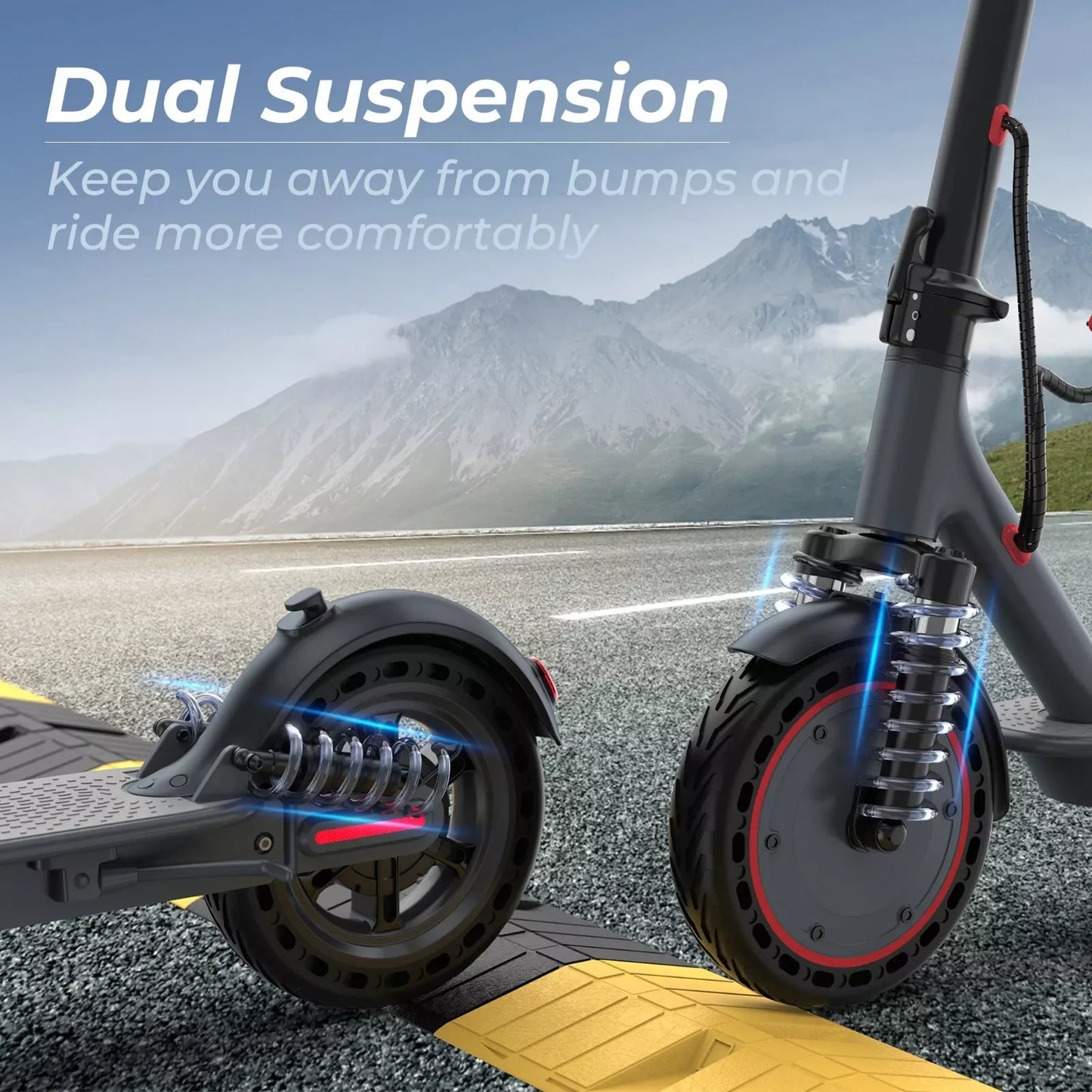 AOVOPRO TMAX Electric Scooter 500W Folding App Smart For Adults