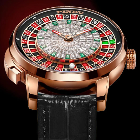 PINDU Mechanical Watch NH35A Movement Sapphire Glass Waterproof Wristwatch