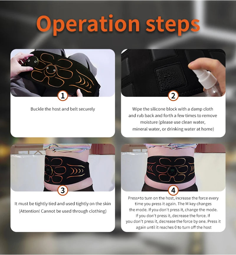 SPEA Abdominal Toning Belt EMS Muscle Stimulator Abs Trainer