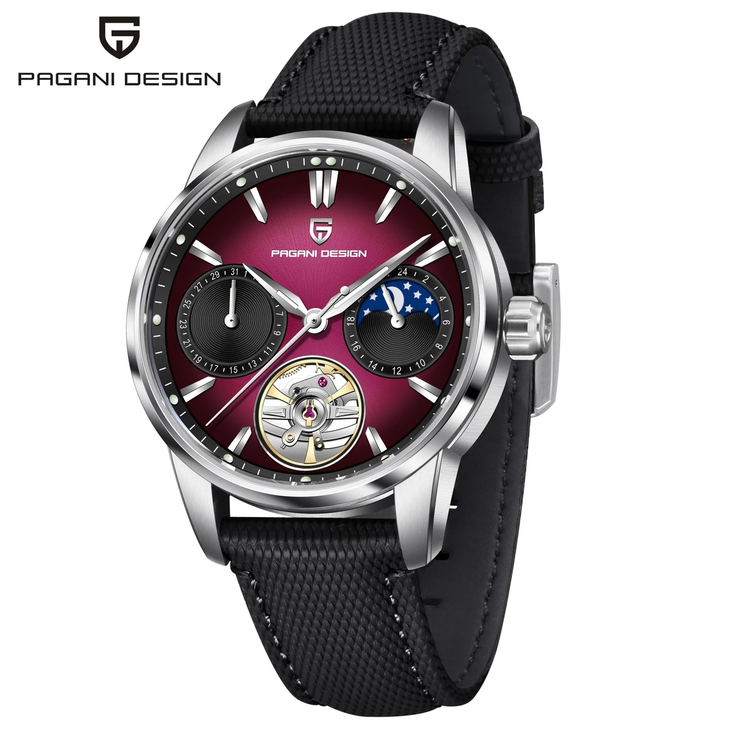 Pagani Design E3255Y Mechanical Calendar Watch For Men