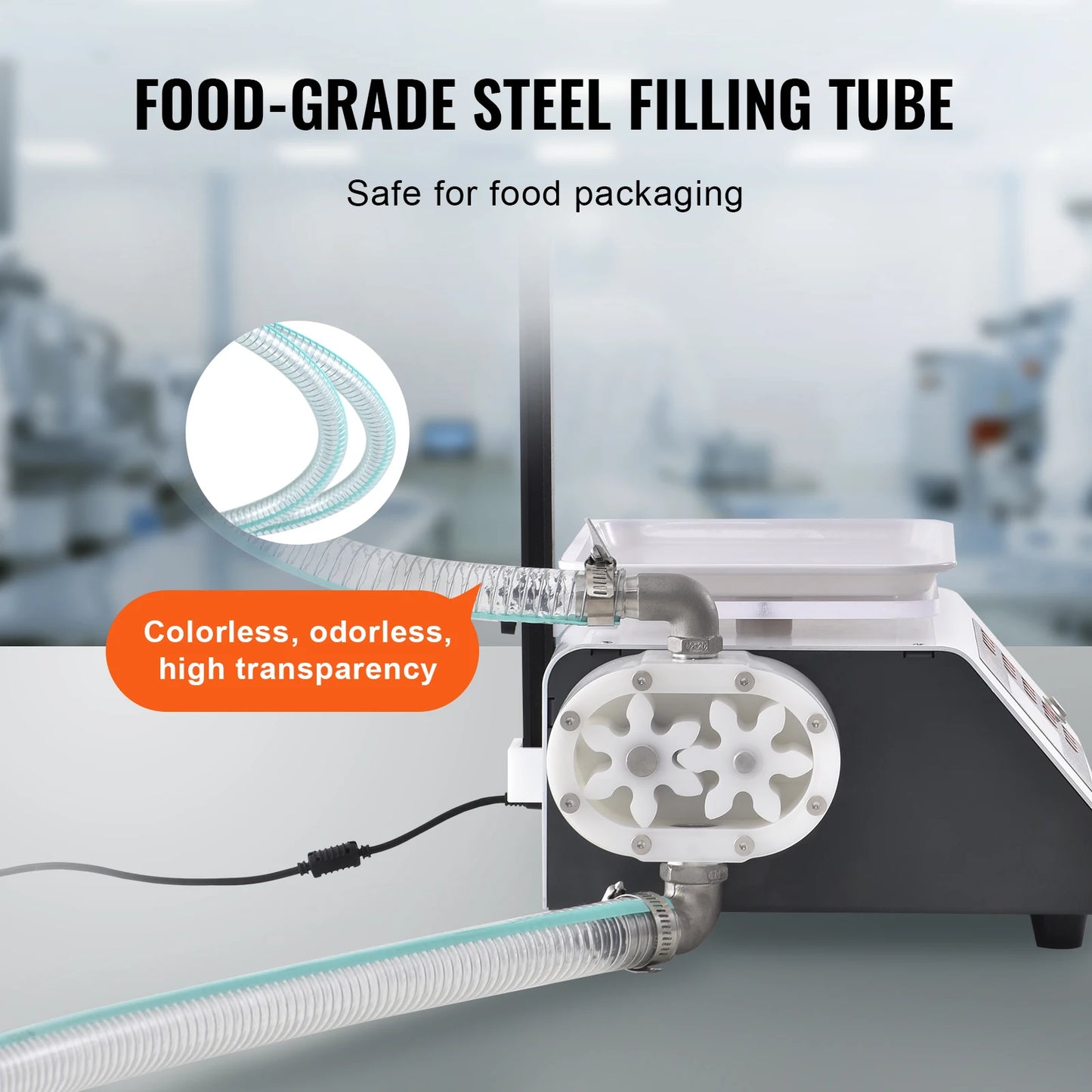 SucceBuy Automatic Liquid Filling Machine With Gear Pump Digital Control