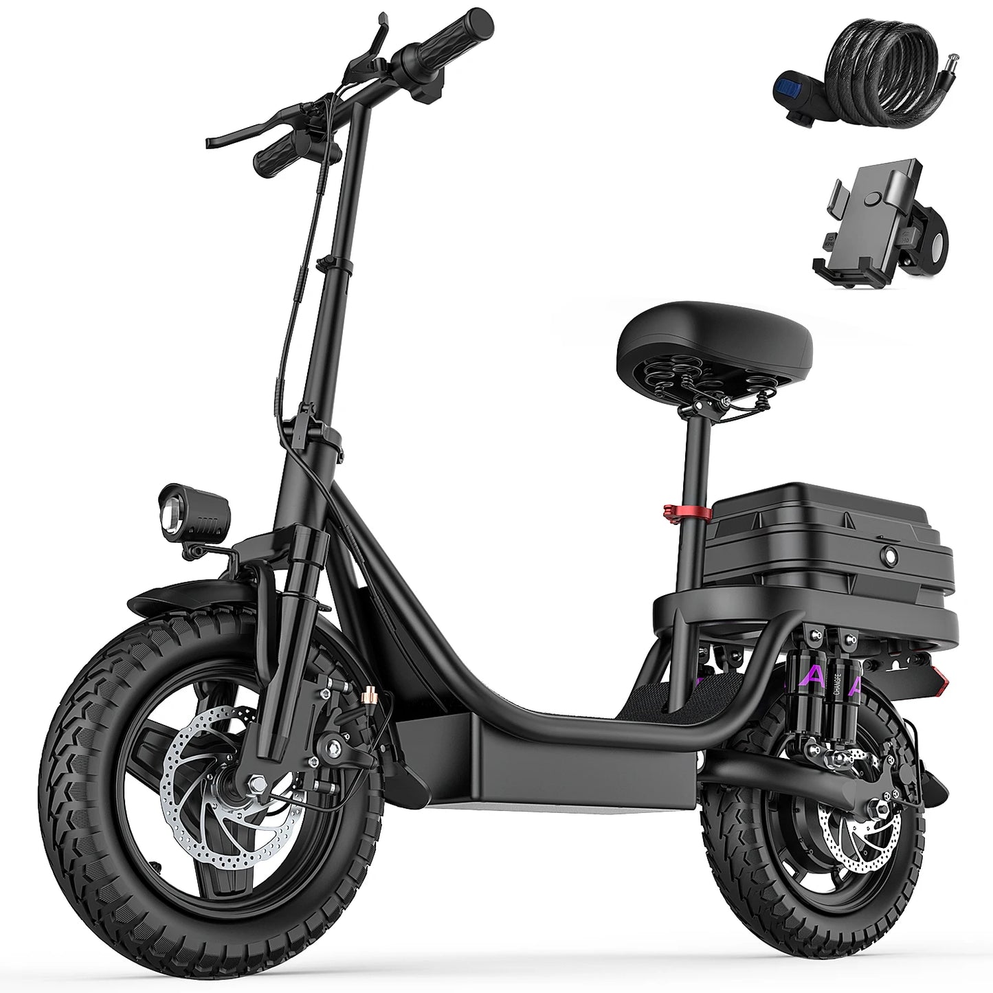 UPlee GQ8 Folding Electric Bike 250W 48V 15Ah Battery