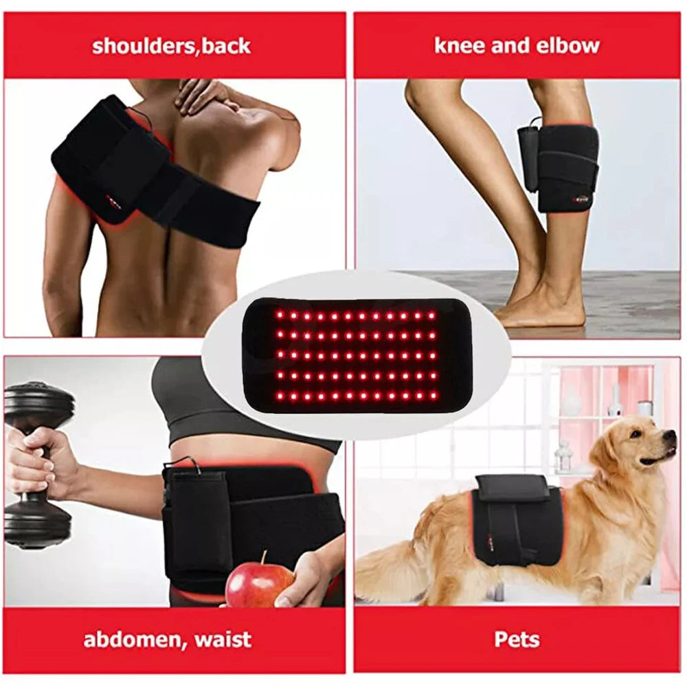 Infrared LED Light Therapy Heat Pad for Face Body Relief