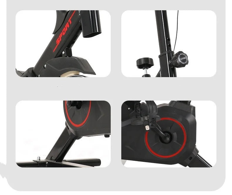 Silent Indoor Spin Bike for Cardio Training