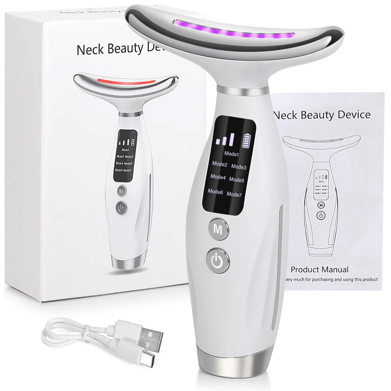 Cloud Prime Face Neck Massager Household Lifting And Firming Facial Electric Introduction Lifting And Firming Beauty Massage Face Care Tools For Christmas And New Year Gifts