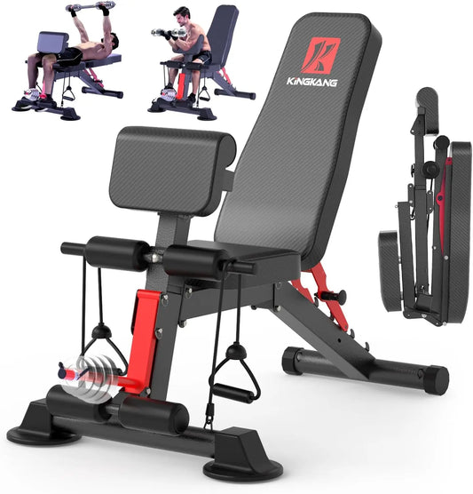 Foldable 14-in-1 Dumbbell Bench For 1000 Lbs Full Body Workout