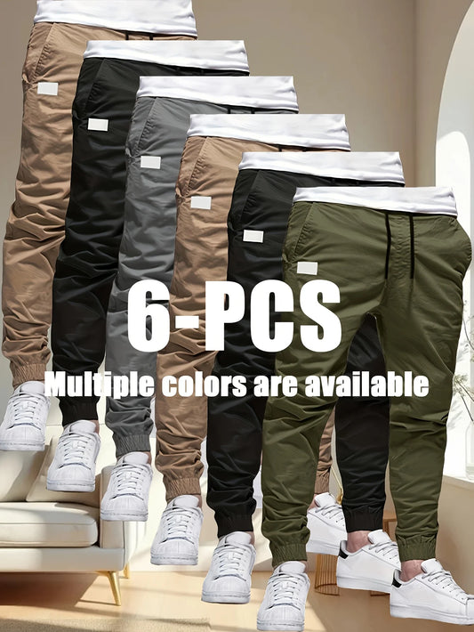 Winthunder Men's Loose Fit Workwear Pants With Multi Pockets