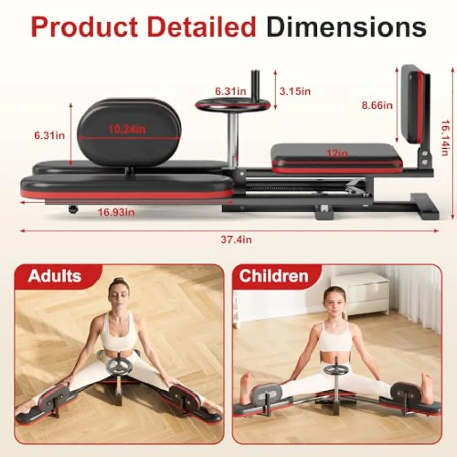 Leg Stretcher 220LBS Adjustable Split Machine for Ballet and Yoga