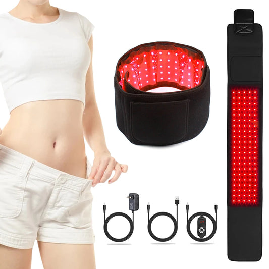 Light Therapy Belt With 660nm 850nm Near Infrared LEDs