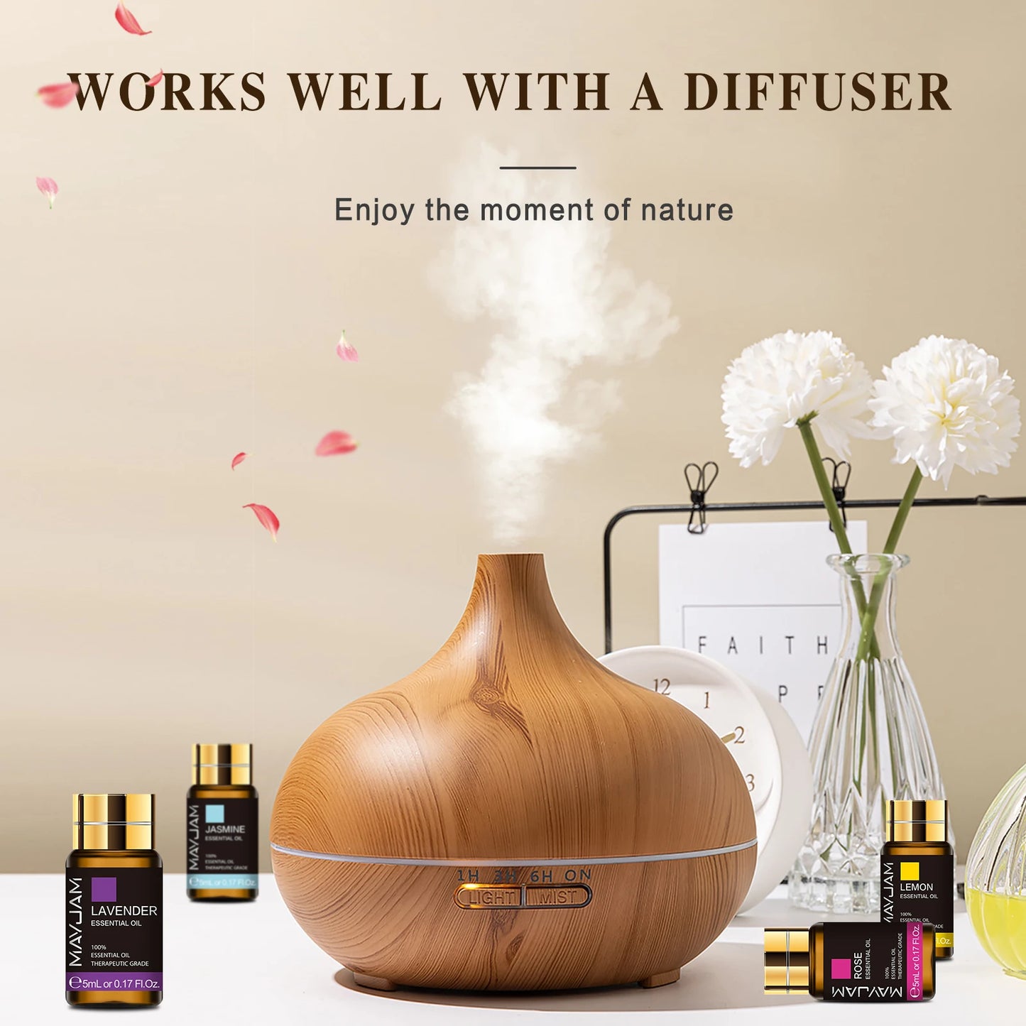 MAYJAM Essential Oils Set 35pcs For Humidifier Diffuser Air Freshener