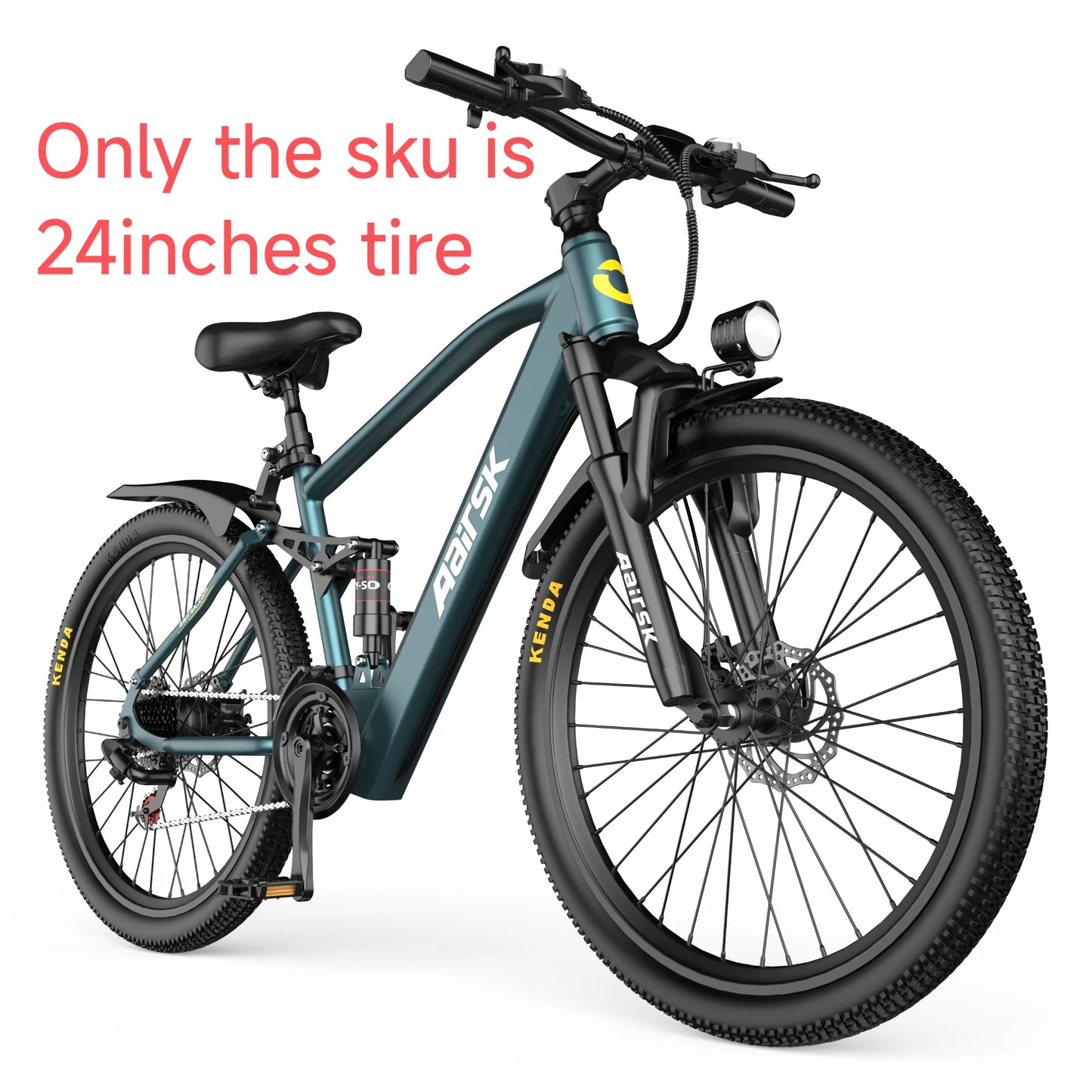 EOEOTWO Electric Fat Tire Mountain Bike 1500W Motor 34MPH Aluminum