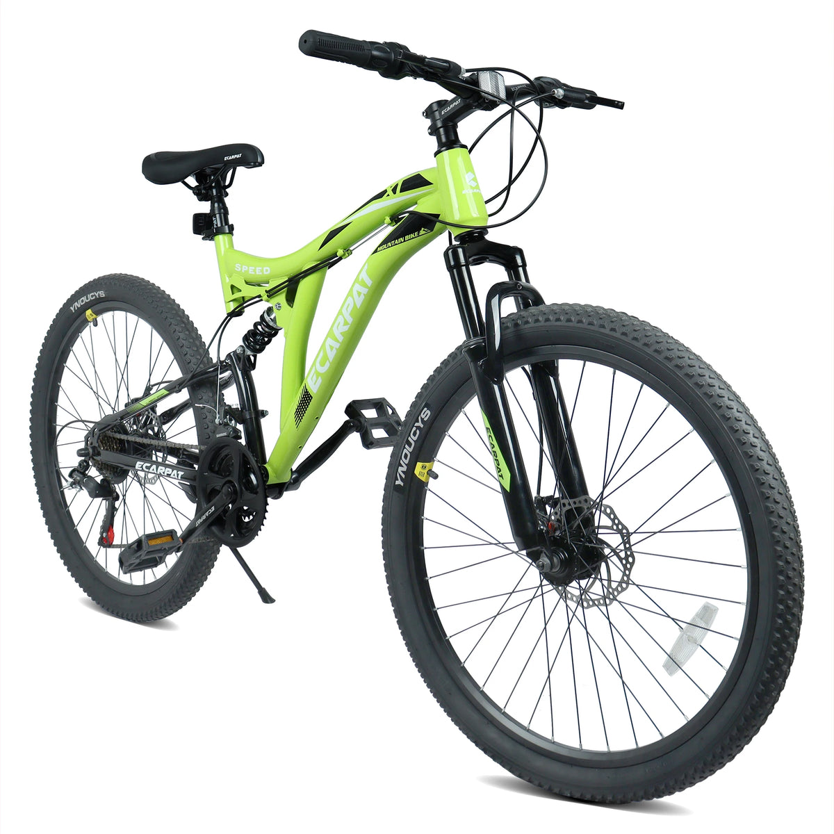Full Suspension Mountain Bike With Alloy Frame And Disc Brakes