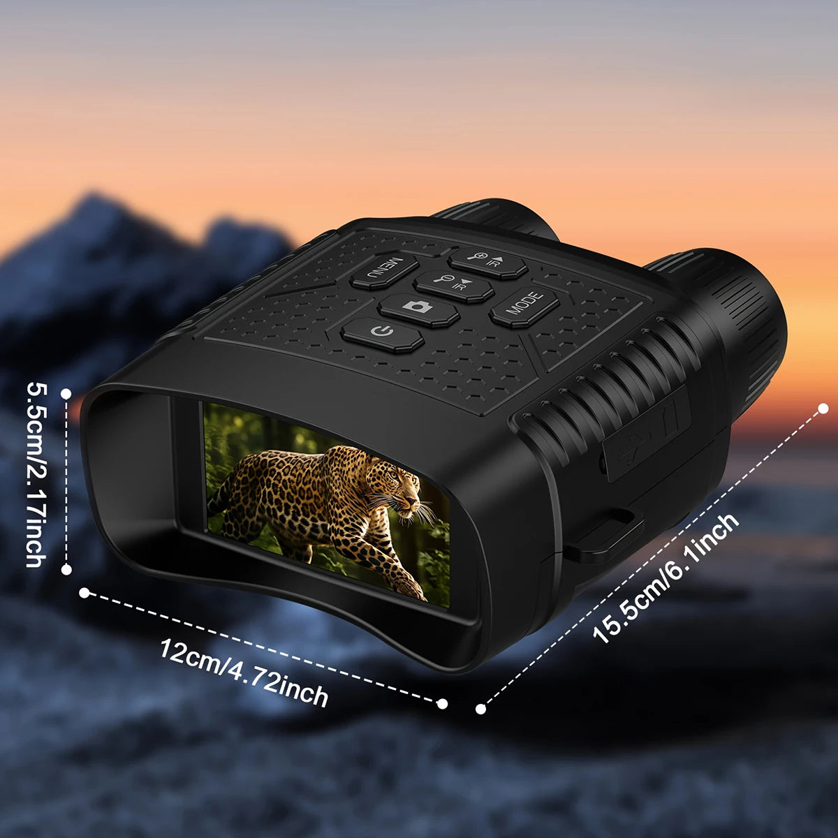 Digital Night Vision Binoculars With 6X Zoom Photo Video Recording