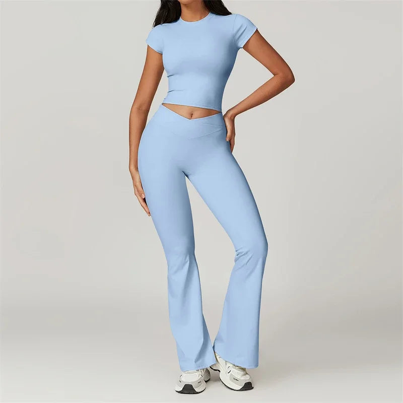Nude Feel Yoga Set 2 Piece Sports Outfit For Women