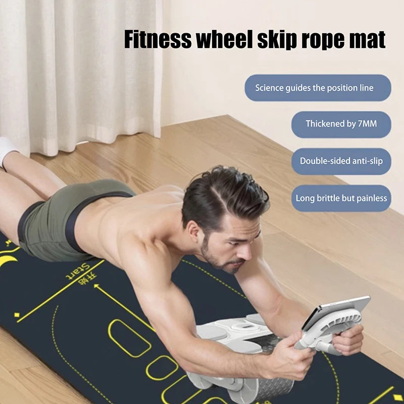 Yoga Mat Non Slip Shock Absorbing For Home Pilates Workouts